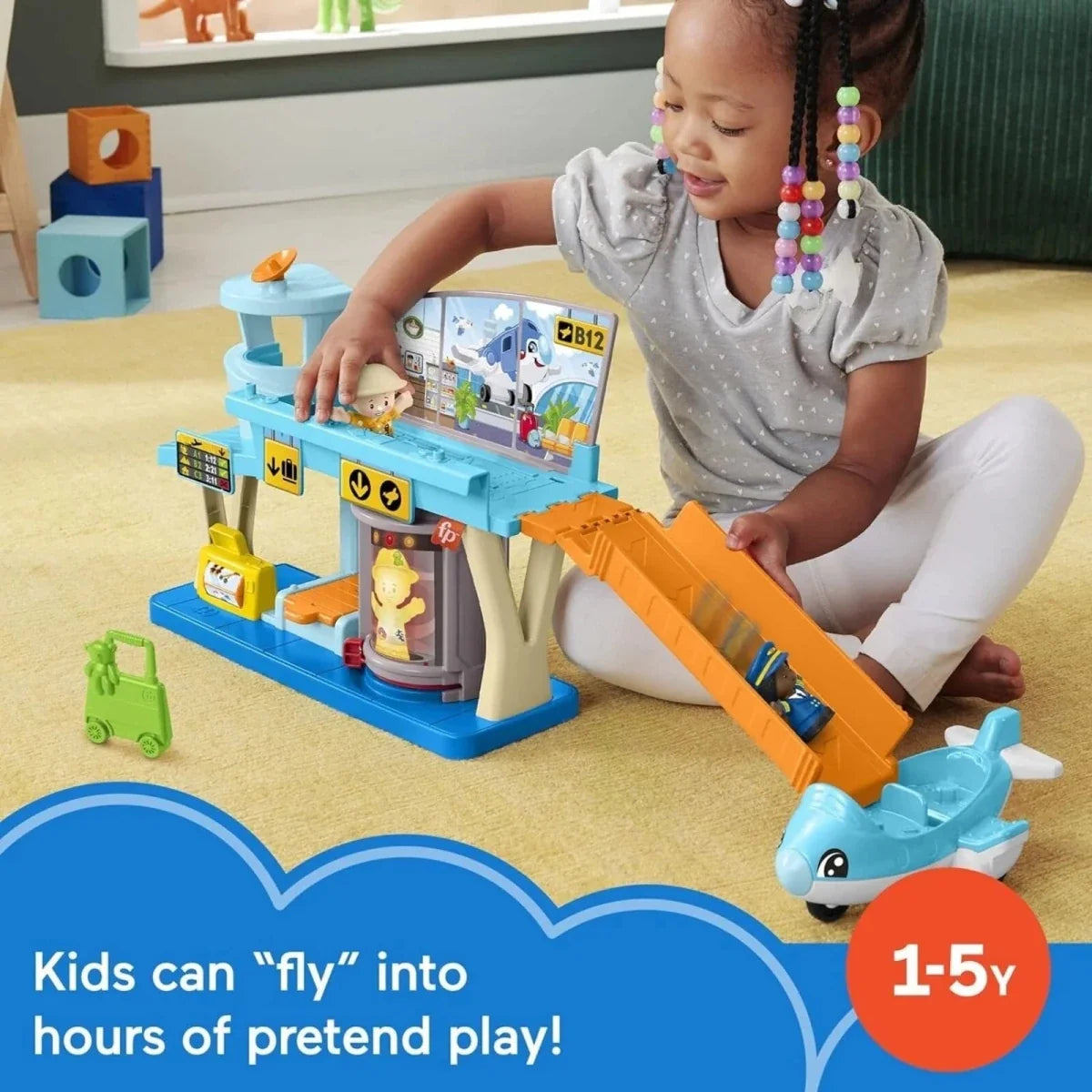 Fisher-Price Little People Everday Adventures Airport Playset