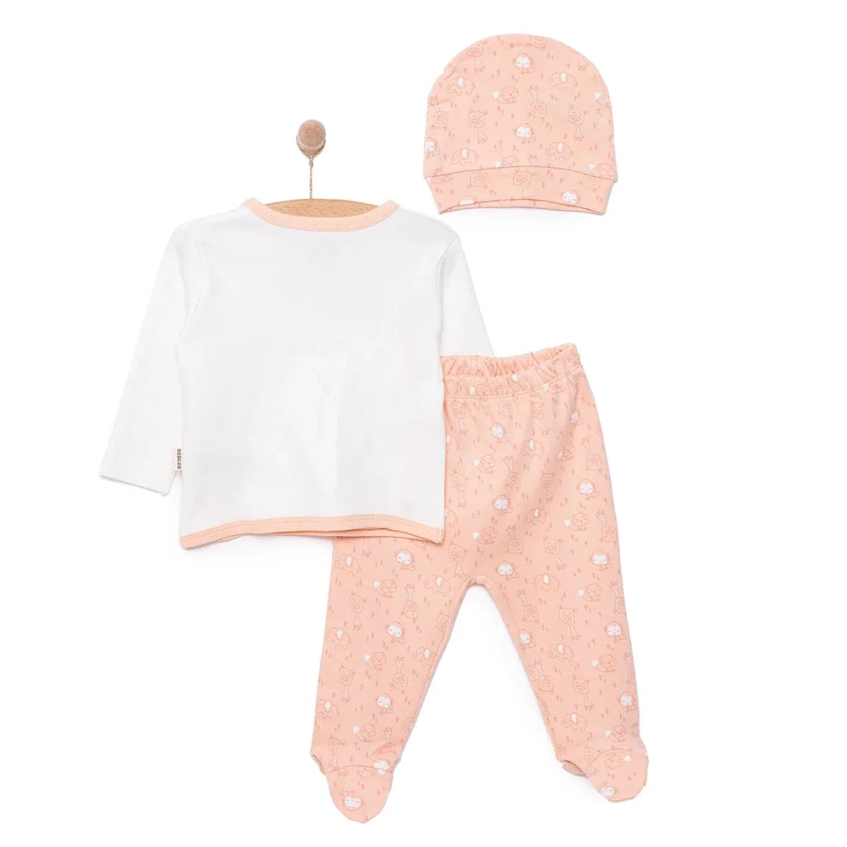 Bebbek Baby Hat, Vest & Bottoms Set (Newborn to 6 Months)