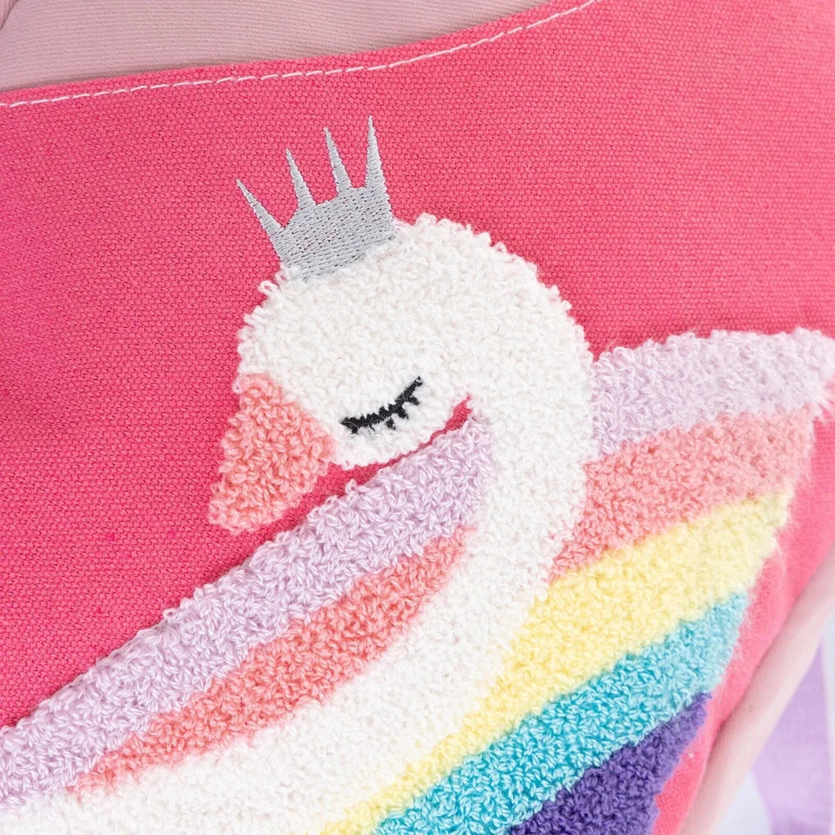 HelloBaby Swan Embroidered Kids Bag (One Size)