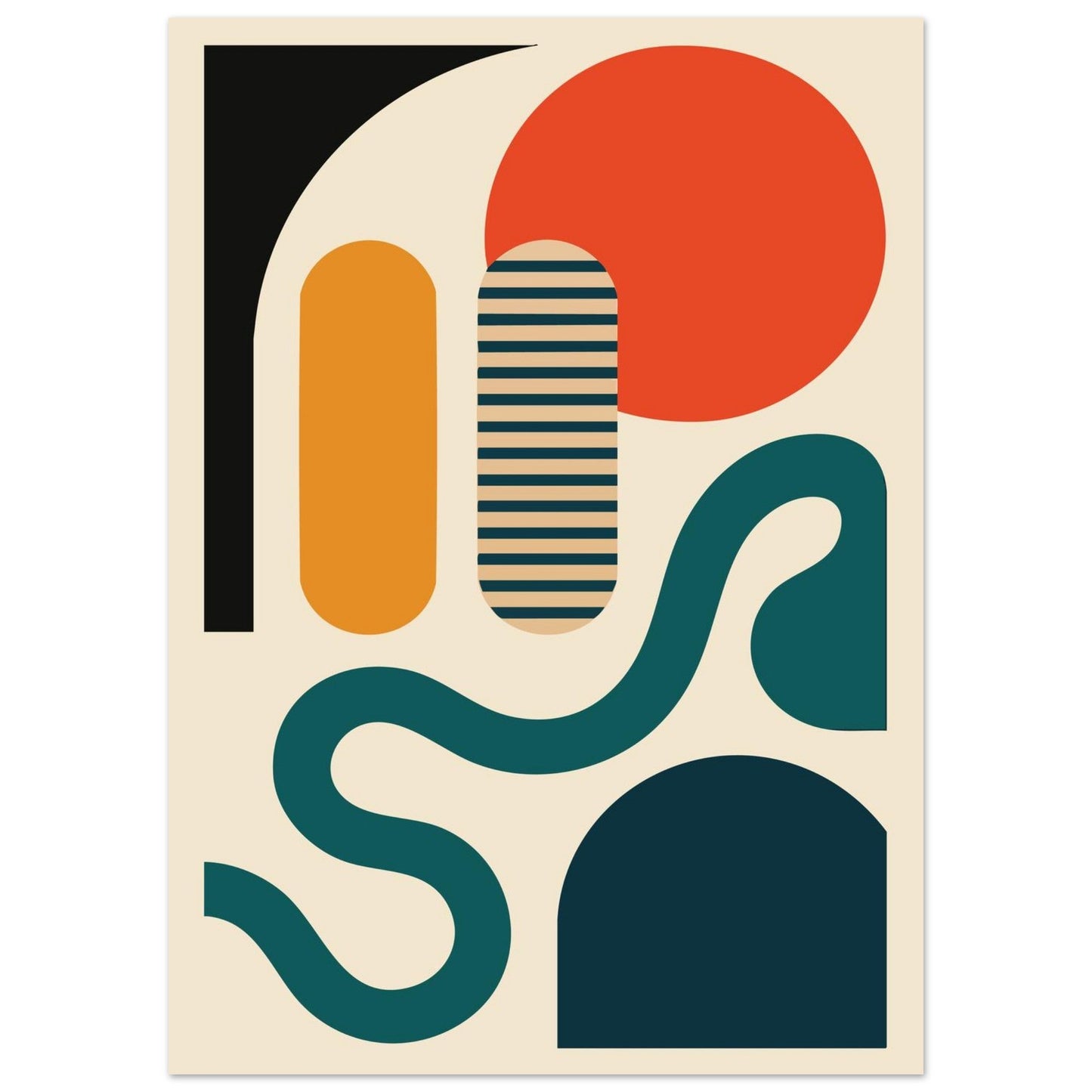 Abstract Bliss - Premium Matte Paper Poster