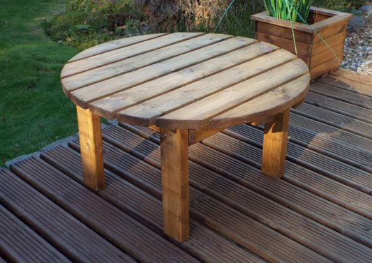 Charles Taylor Trading Circular Coffee Table  Brown