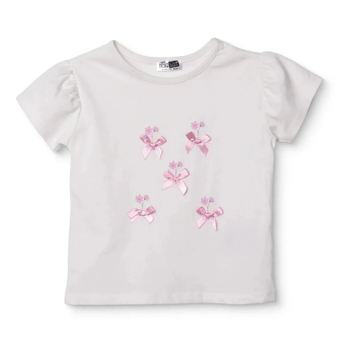 HelloBaby Cotton Short Sleeve Baby Blouse (6-9 Months to 4-5 Years)