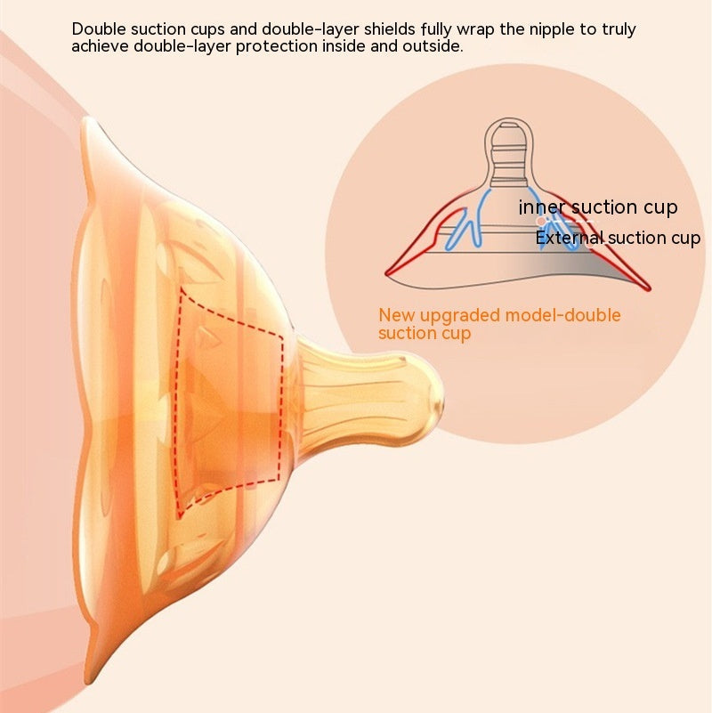 Zivvy Double-Layer Silicone Baby Nipple – Inner Feeding Correction Nipple in Box