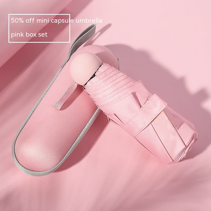Portable Mini Pocket Capsule Sunshade