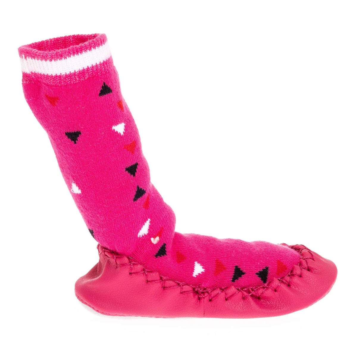 Minissa Triangle Print Slipper Baby Socks