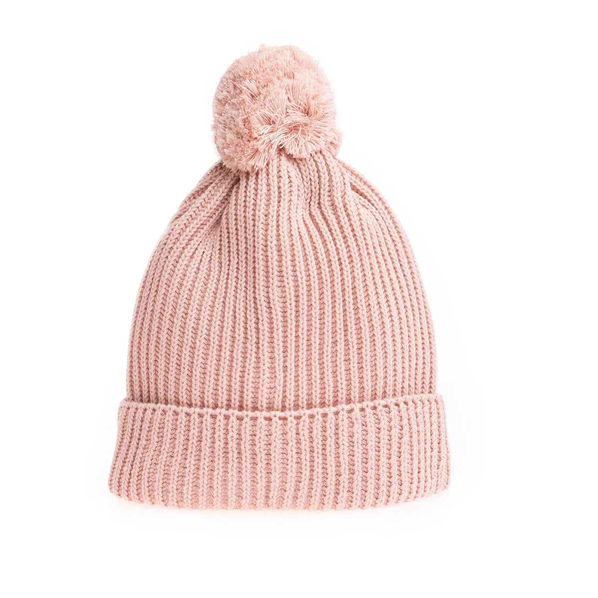 HelloBaby Pom-Pom Knitted Baby Beanie (One Size)