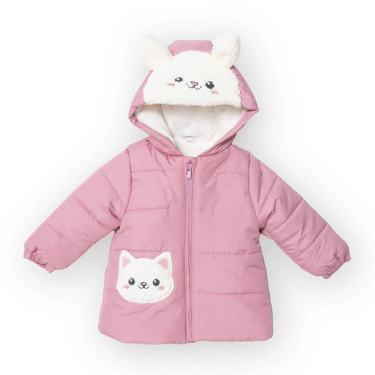 Midimod Hooded Polyester Baby Jacket (9-12 Months to 4-5 Years)