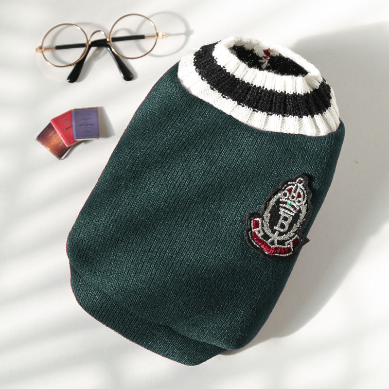 Knitted Vest V-neck Pet Clothes