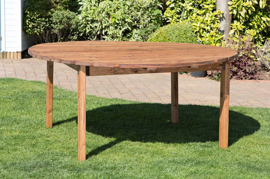Charles Taylor Trading Large Circular Table Large Brown