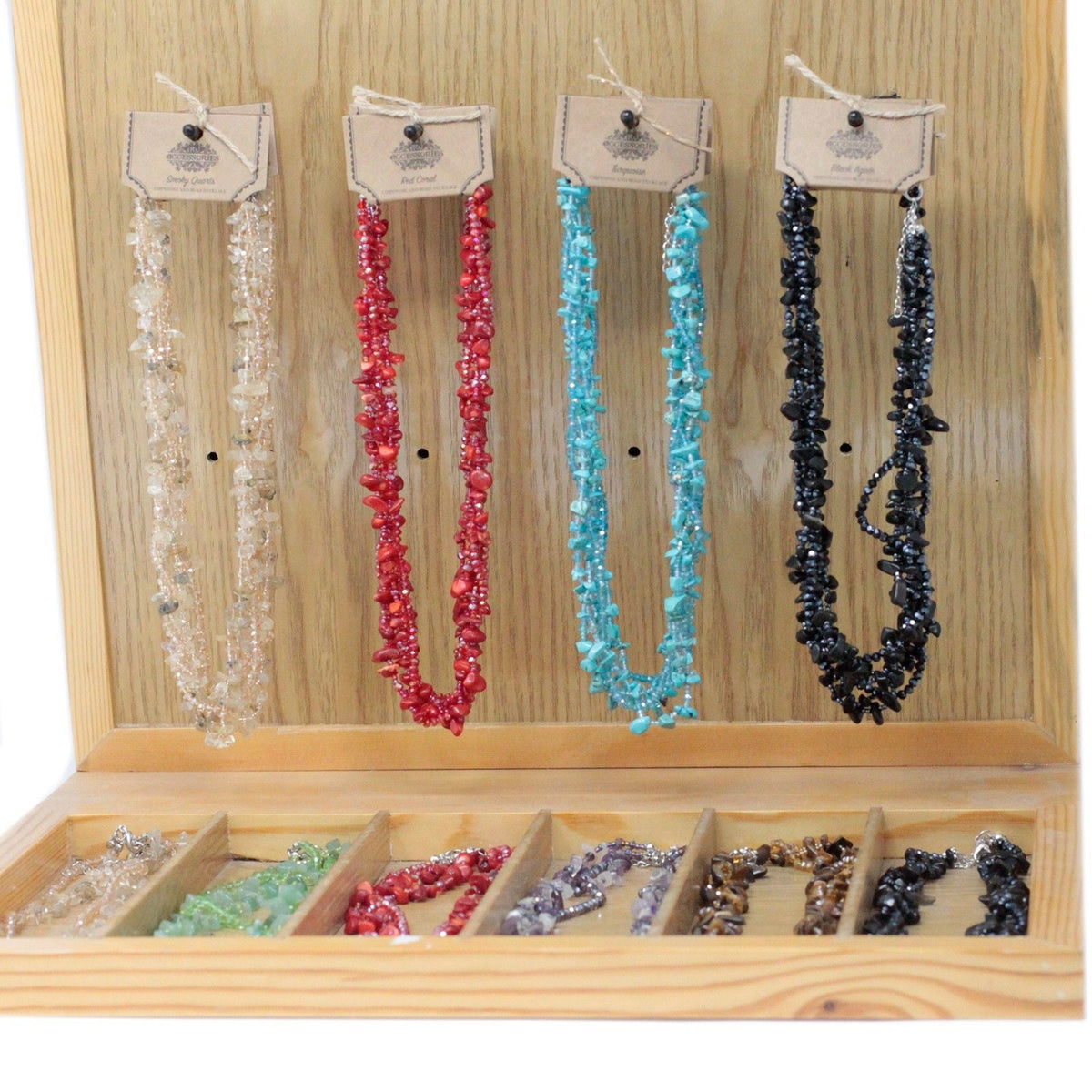 Chipstone & Bead Necklace - Opal
