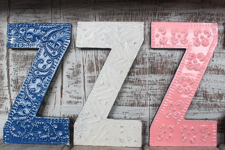Letter "Z" - Assorted Colours - 15cm