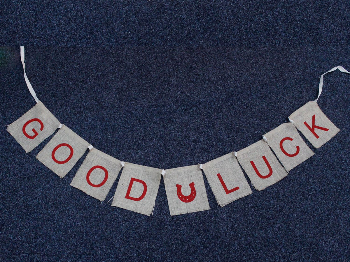 Natural Bunting - GOOD LUCK