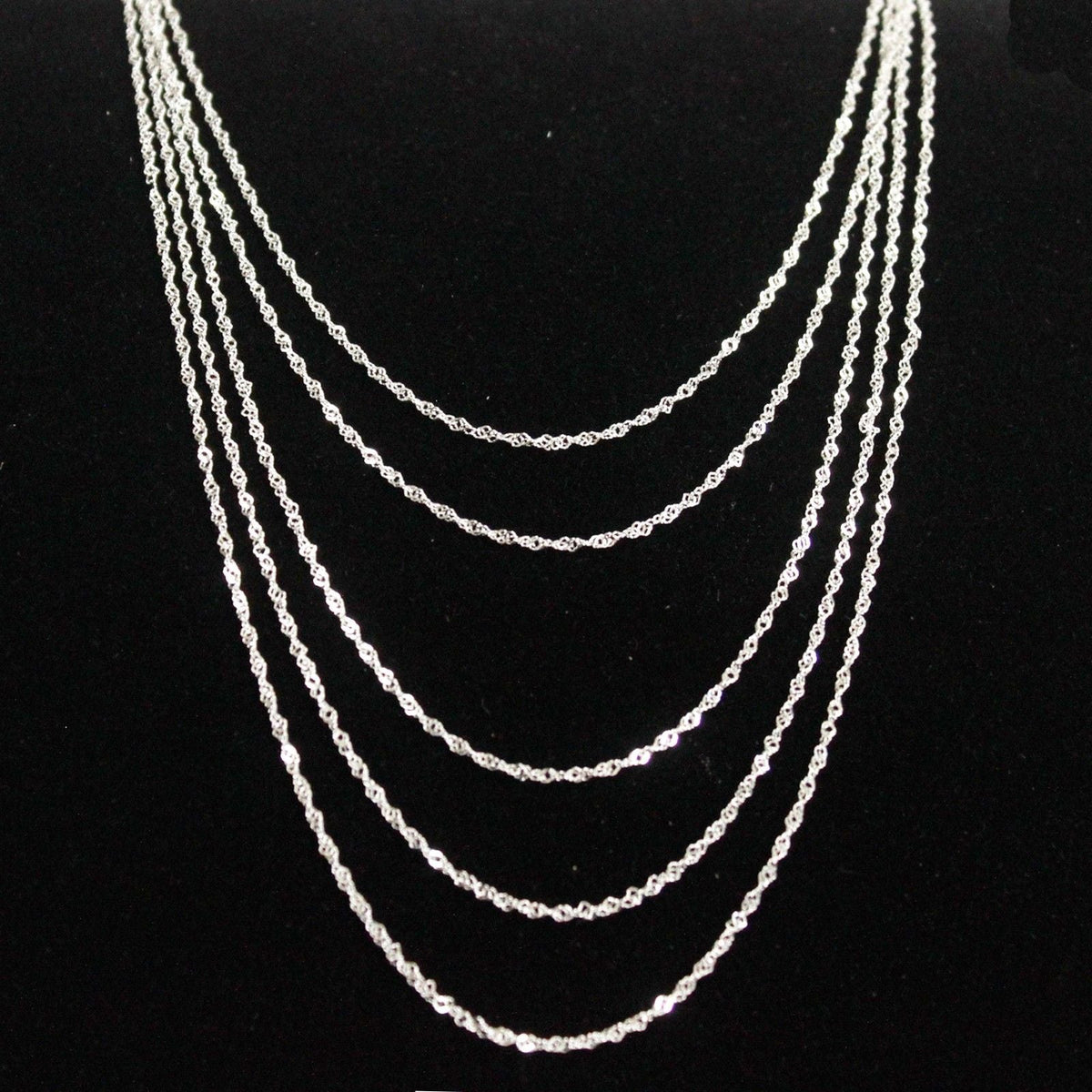 Twist 925 Silver Chains 45cm