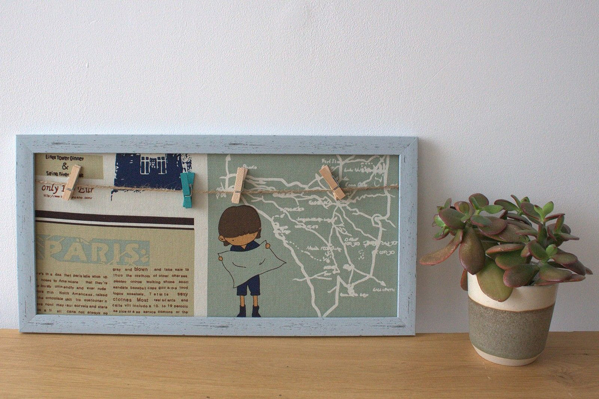 Mini DIY Peg Photo Frames - Assorted Places