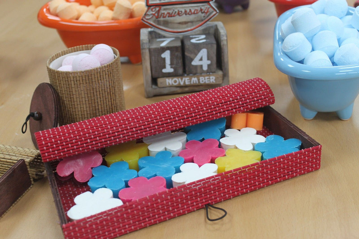 Square Box 21.5cm - Blue