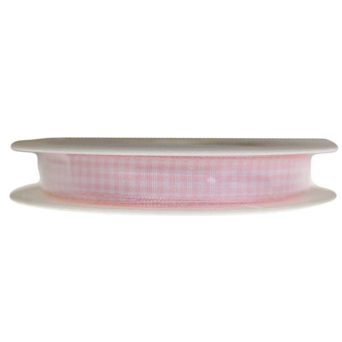 Gingham Ribbon - Baby Pink (310)