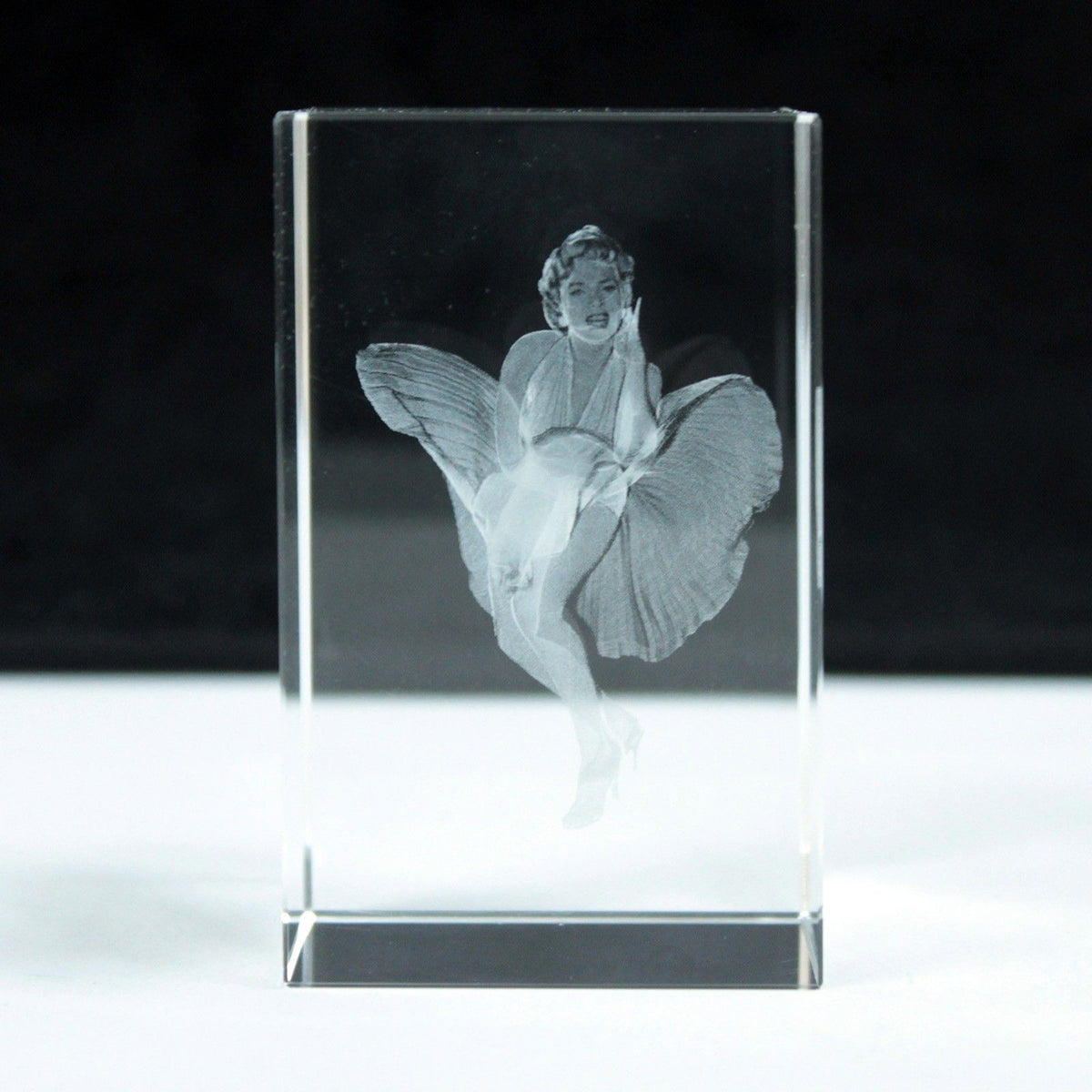 Laser Crystal Block - Marilyn