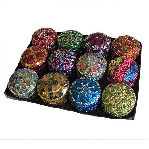 Lrg Round Trinket Box  - 58mm