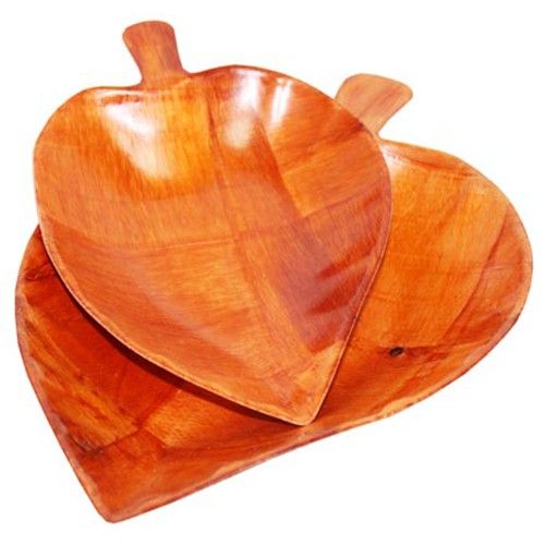 Sm Cottonwood Leaf Shaped Baskets - 15cm