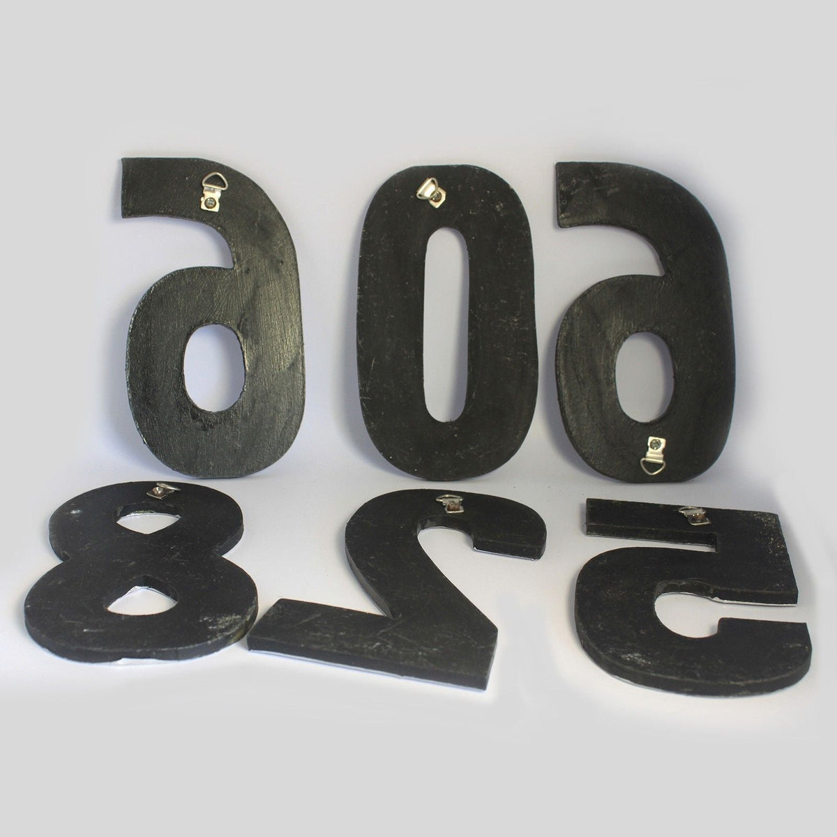 Lrg Arty Aluminum Letters - 1 Through 0