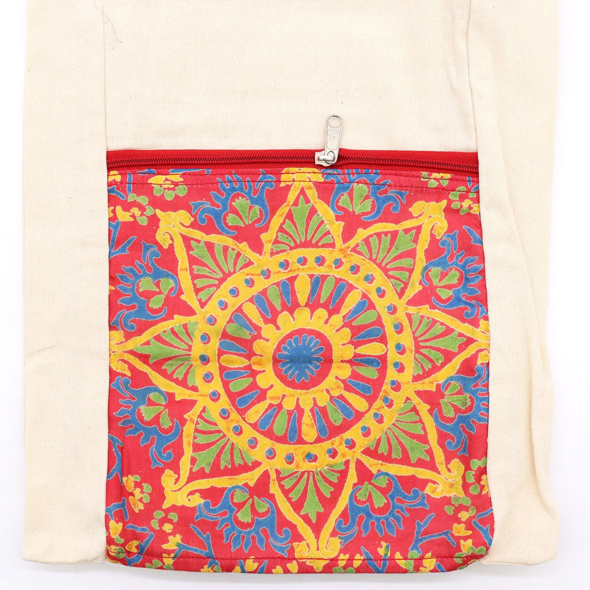 Sling Bag - Red Alpana Silk - Asst