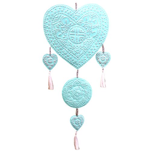 Aluminium Mobile - Hearts (assorted colors)