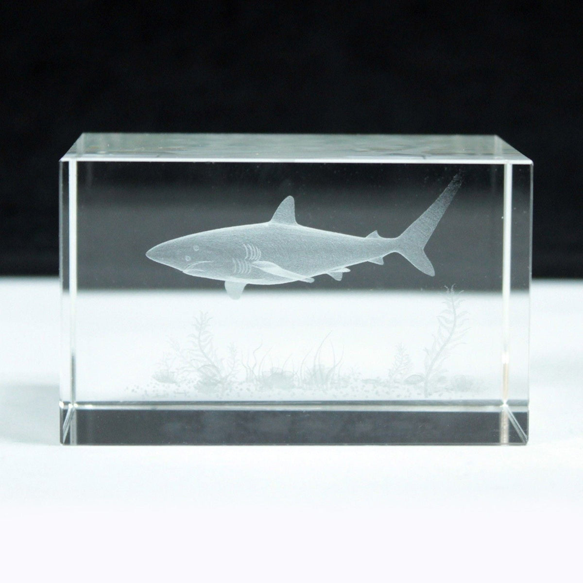 Laser Crystal Block - Shark