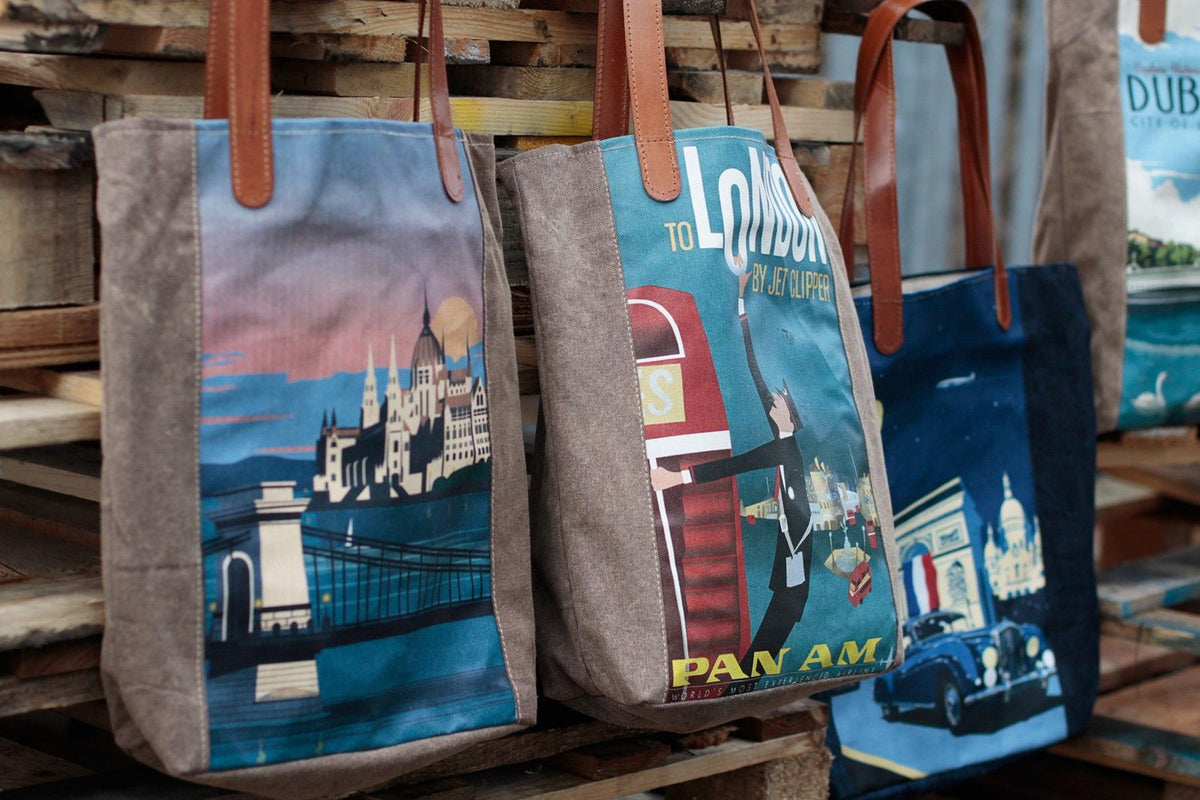 Vintage Travel Bag - Europe