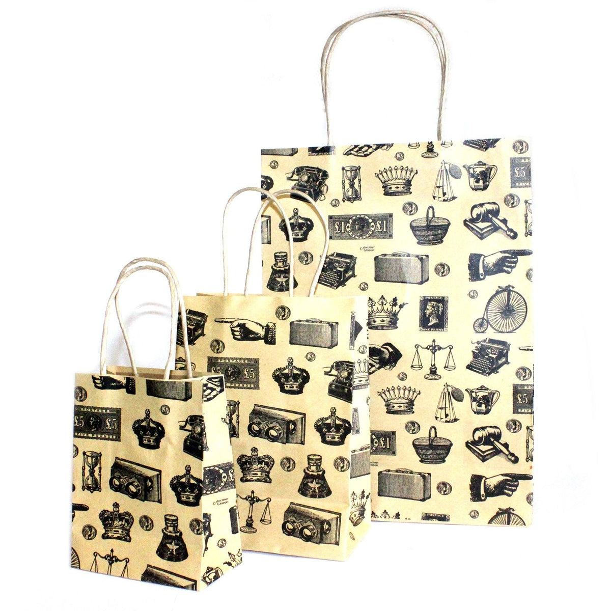 Sm Antique Gift Bags - 11.5x15x6.2cm