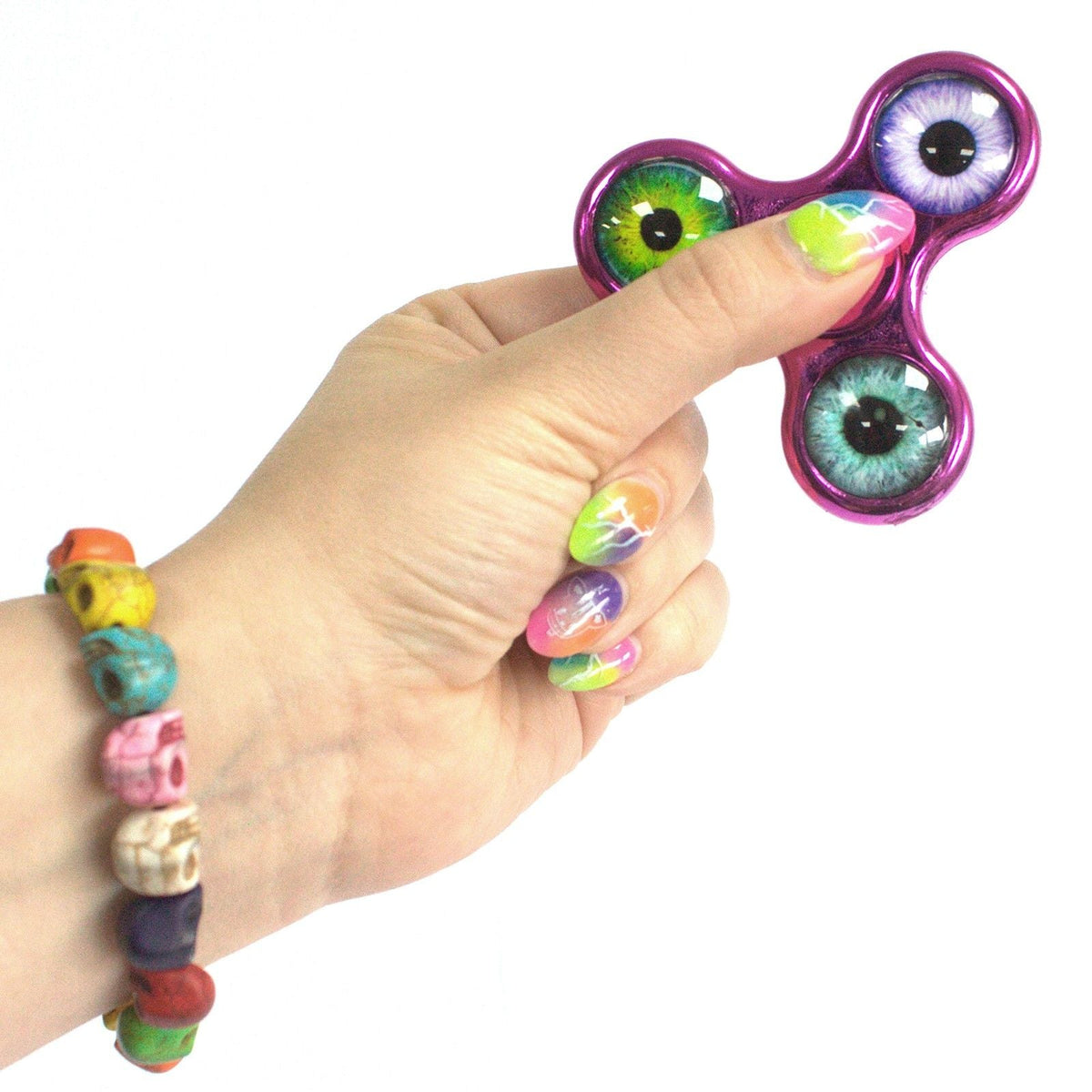 Metal Fidget Spinner - Purple & Pinks