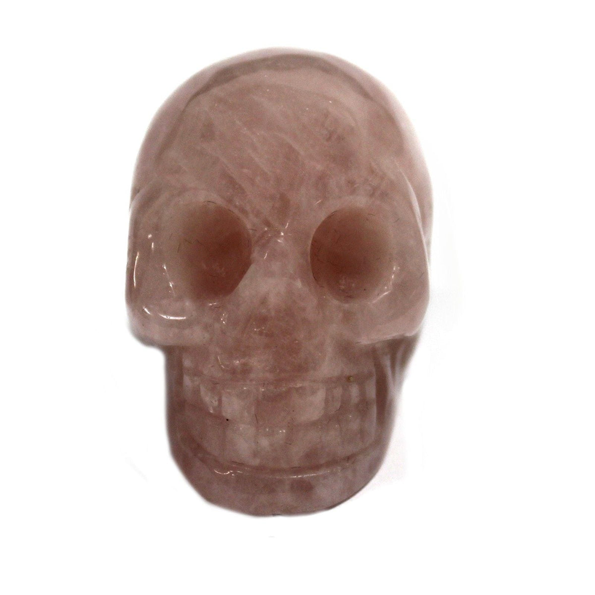 Gemstone Skull - Rose Quartz