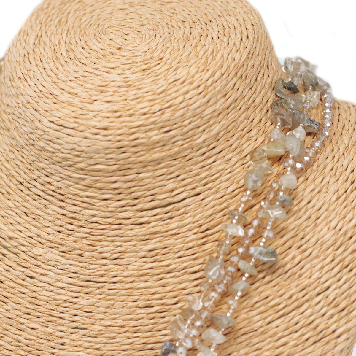 Chipstone & Bead Necklace - Smoky Quartz