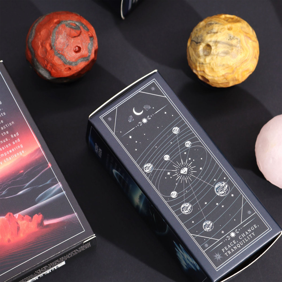 Red Jasper Planet on a Sola Goldstone Stand (MARS)