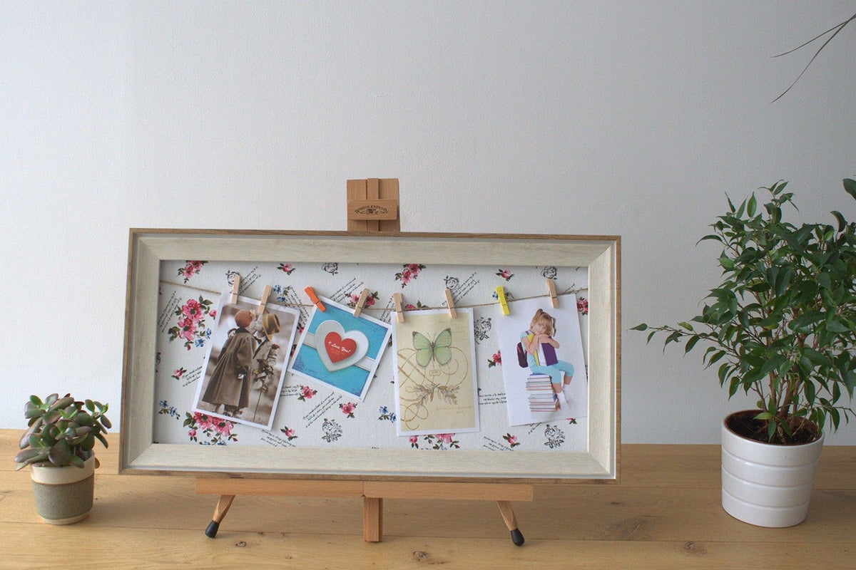 Med DIY Peg Photo Frames - Floral