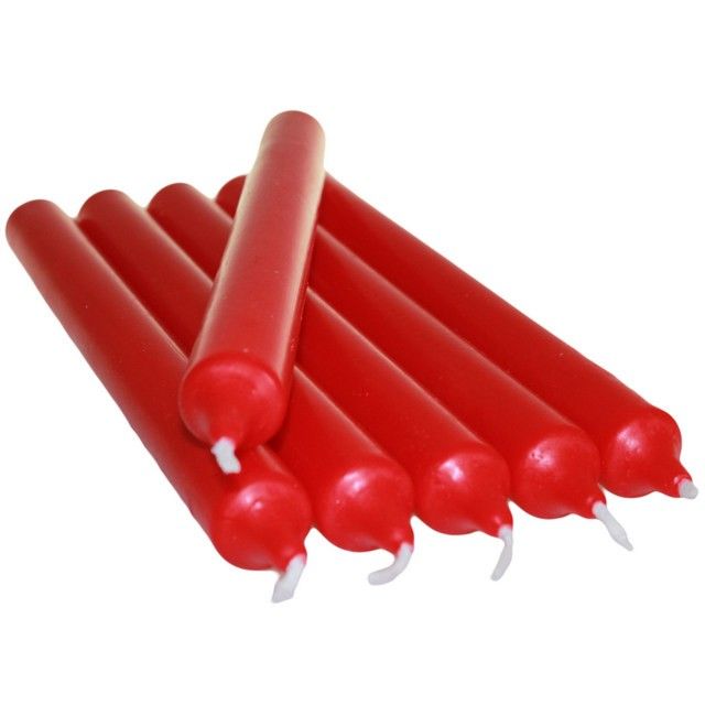 Red Dinner Candles