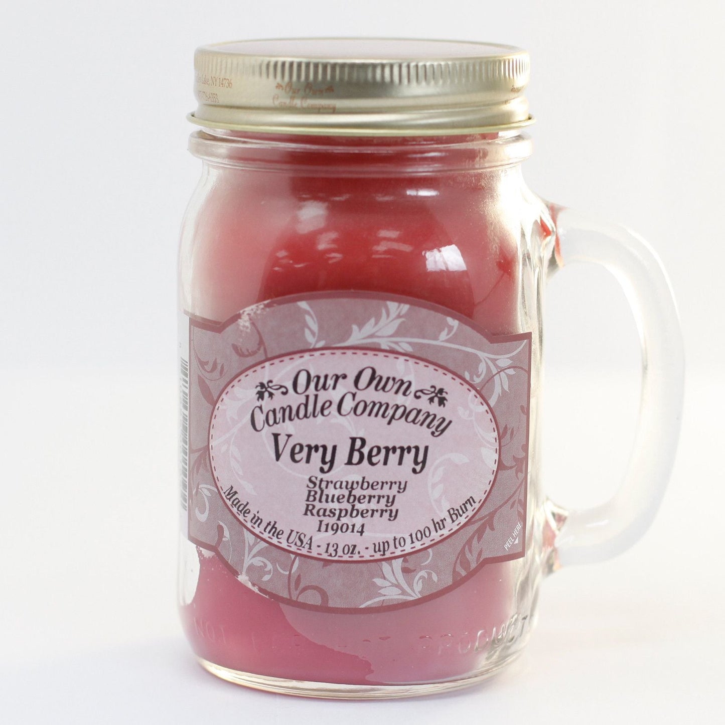 Scented Candle Jar - Berry Triple
