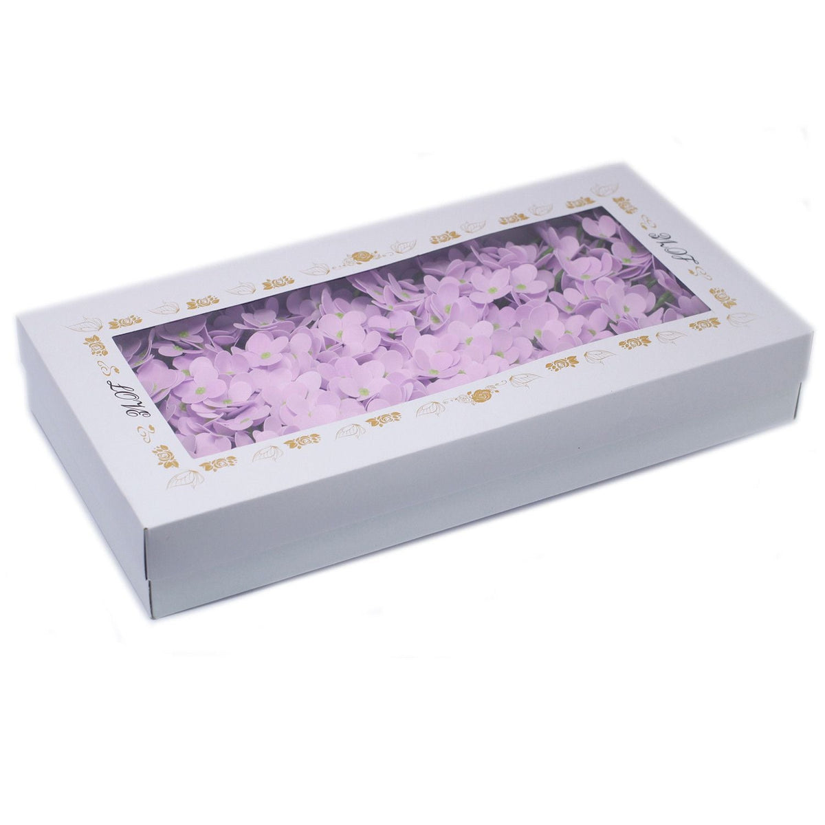 Craft Soap Flowers - Hyacinth Bean - Lavender