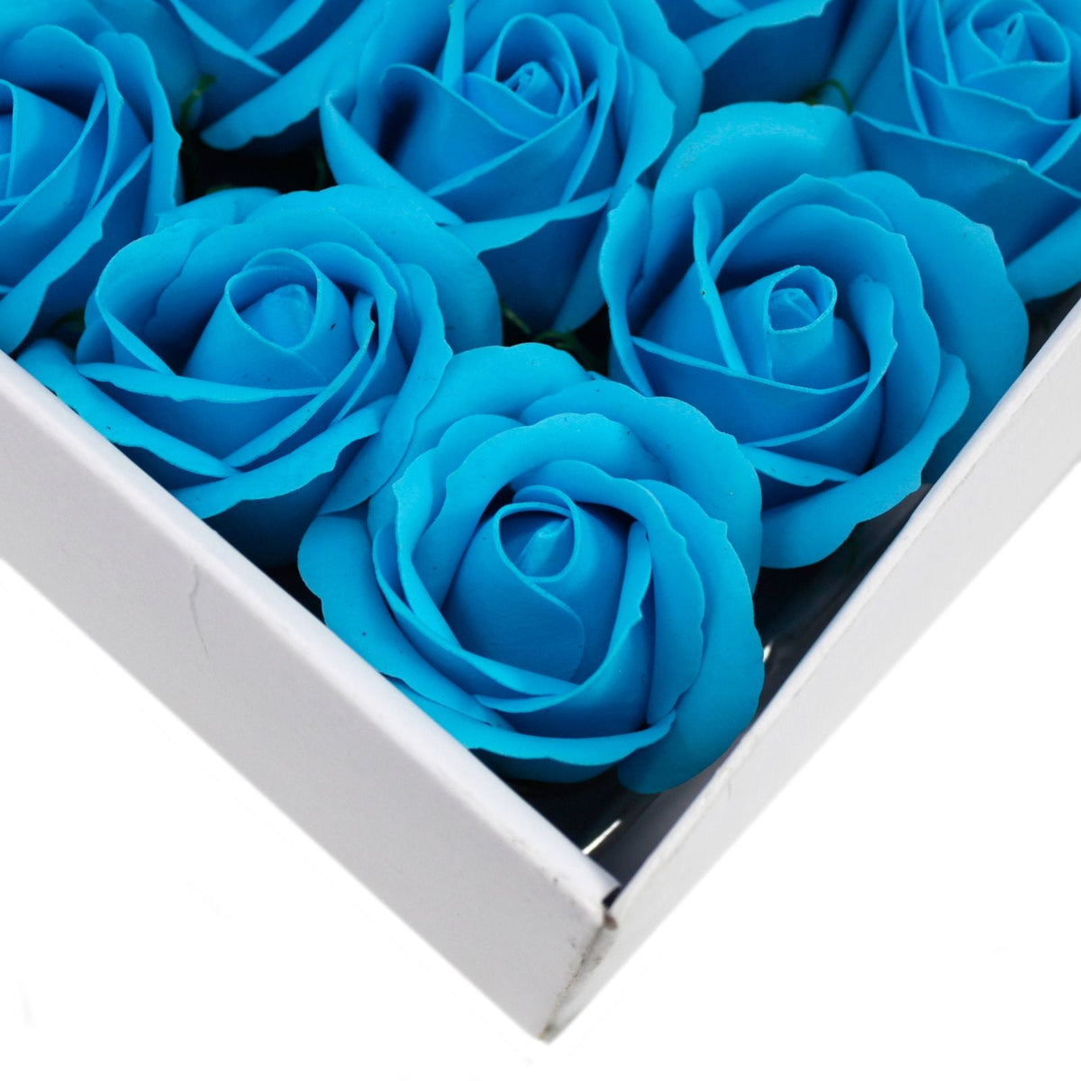 Craft Soap Flowers - Med Rose - Royal Blue