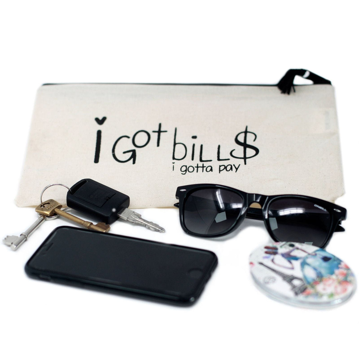 Get Organised Pouch - I Got Bills (I gotta pay)