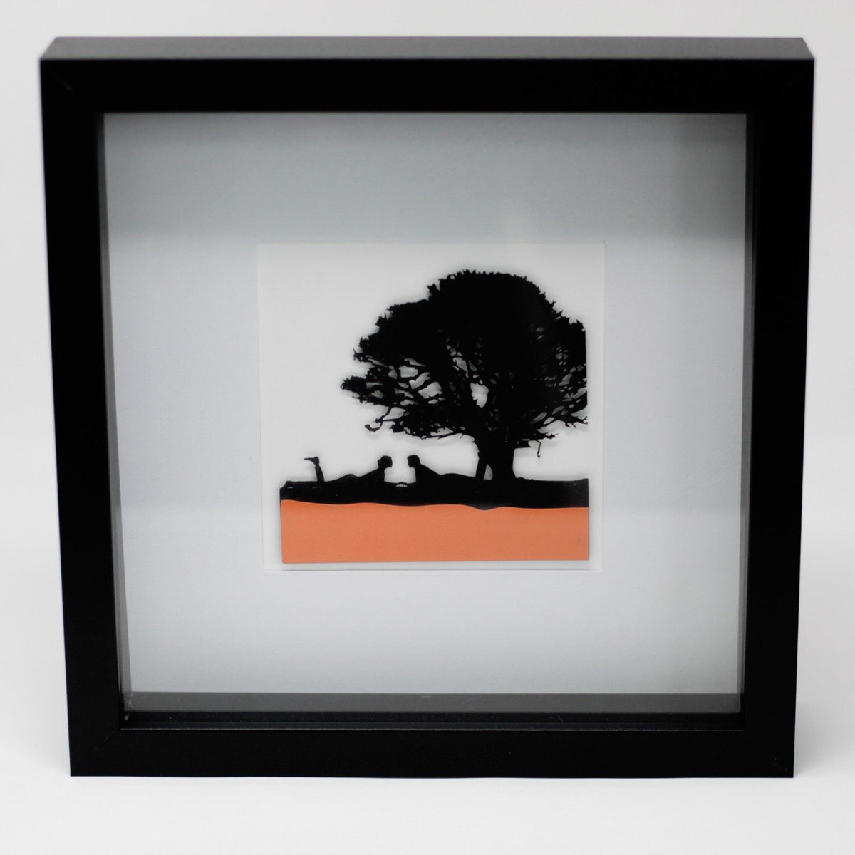 Paper Cutout Black Picture Frame - Under The Tree