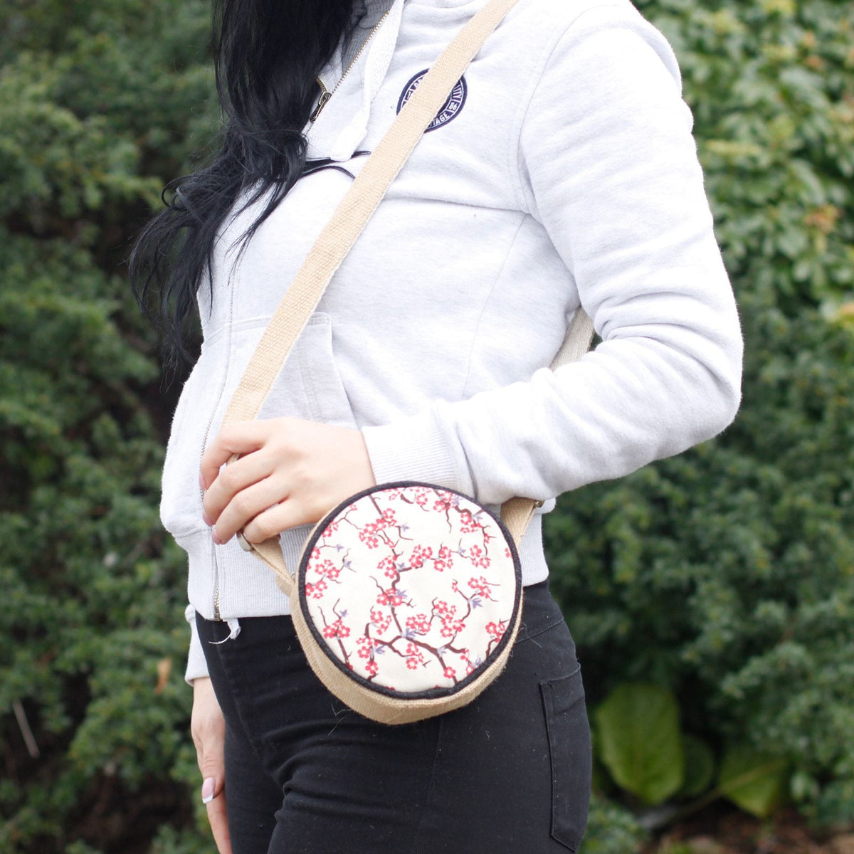 Eco Round Bag - Small - Cherry Blossom