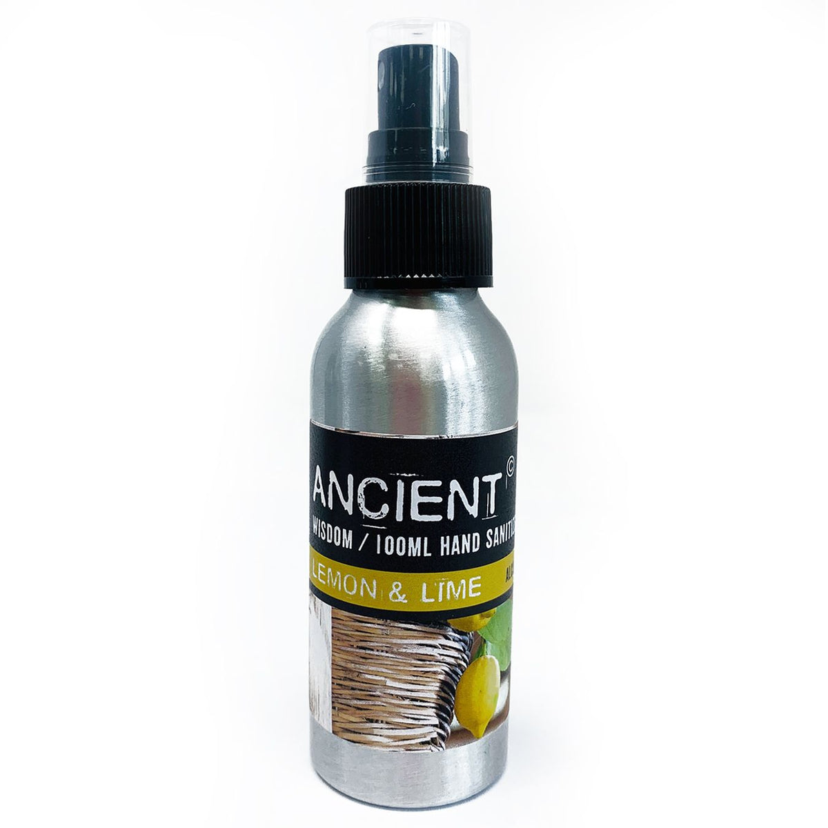 100ml Aromatherapy Hand Sanitiser Spray - Lemon & Lime