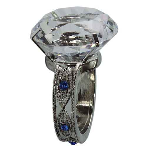 Crystal Napkin Ring - Transparent