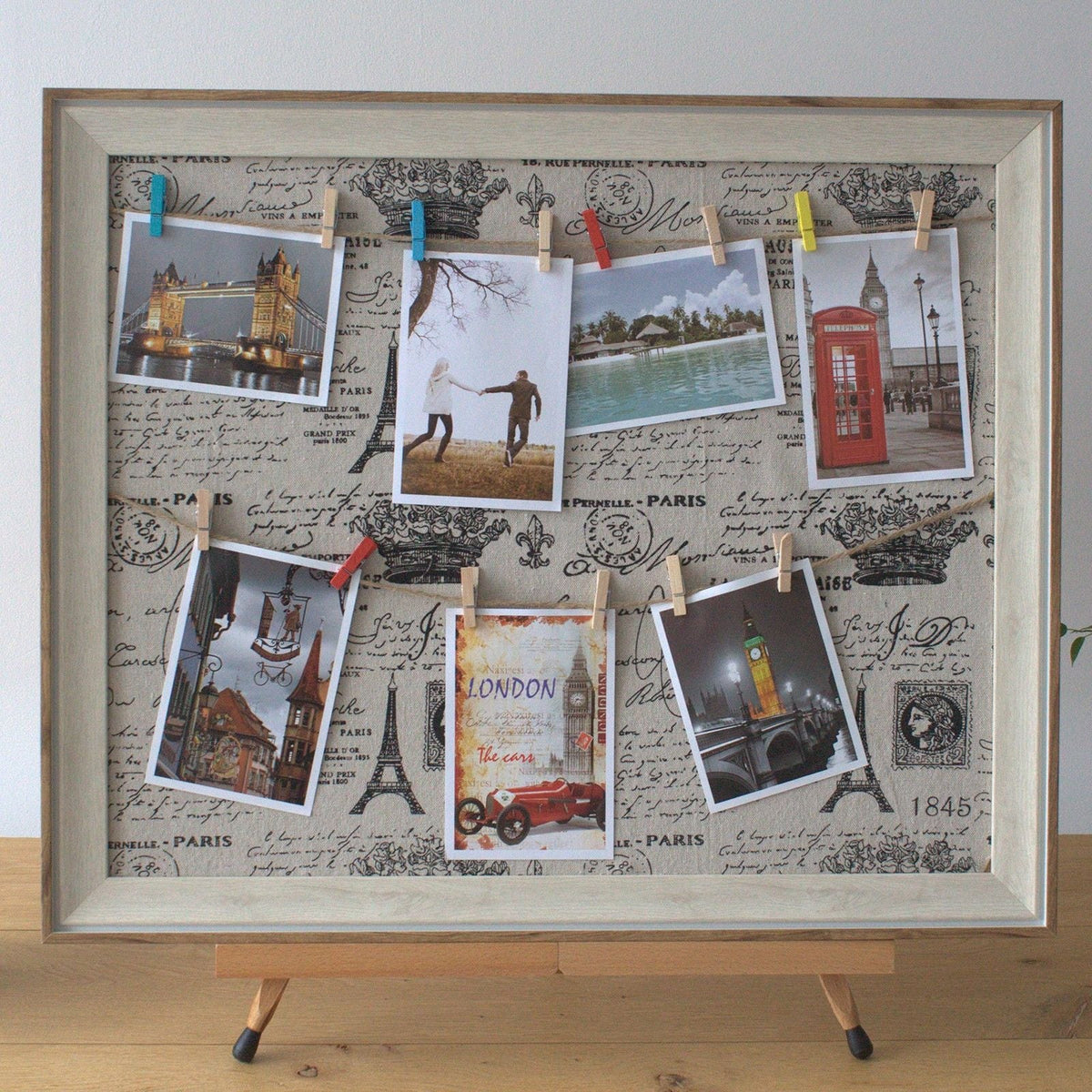 Lrg DIY Peg Photo Frames - Paris