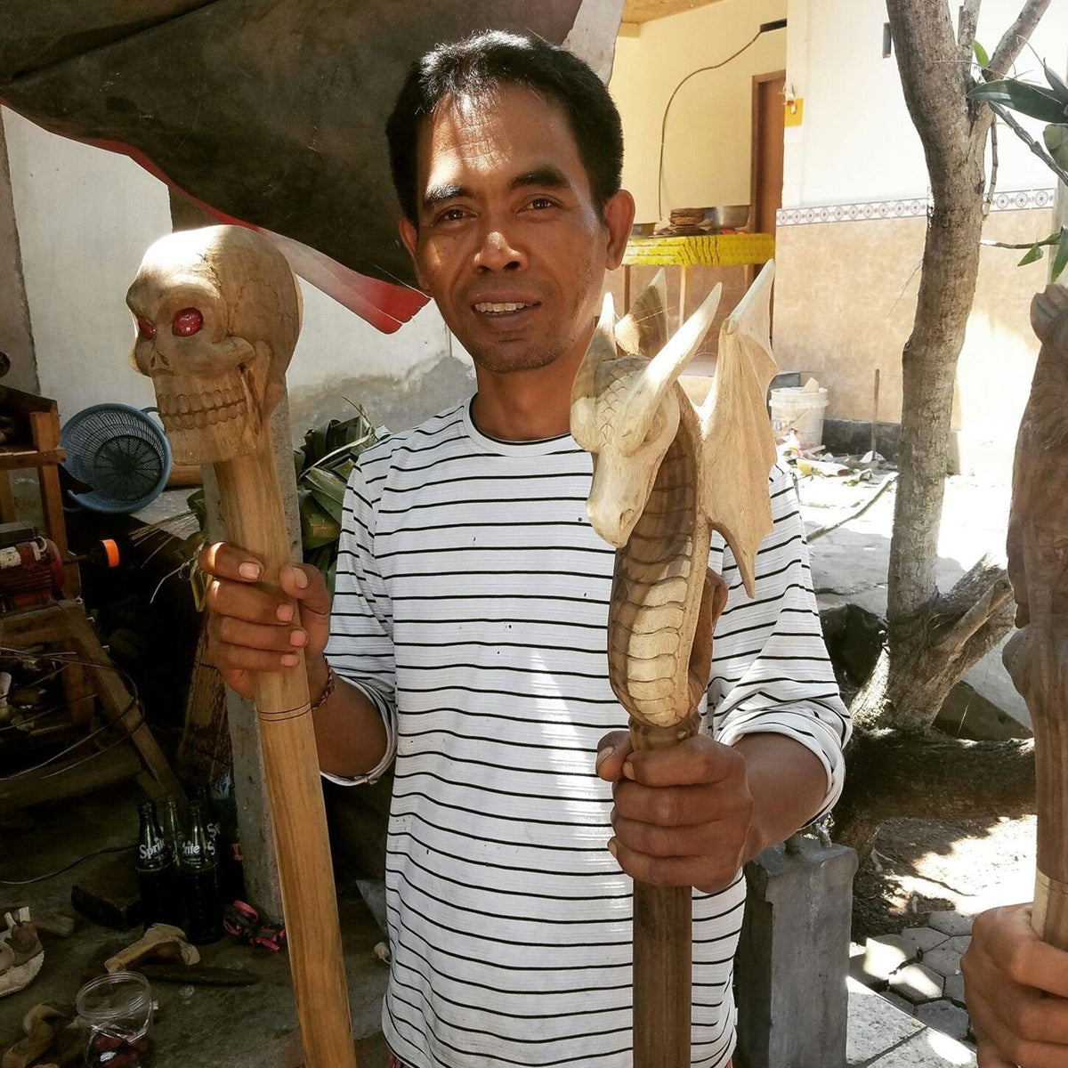 Walking Stick - Dragon Handle