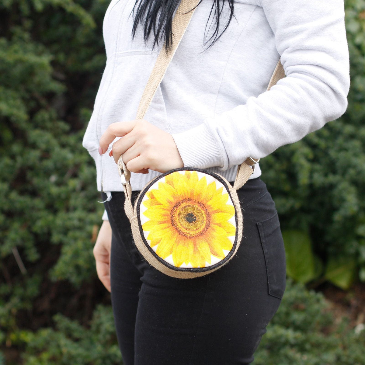 Eco Round Bag - Small - Sunflower