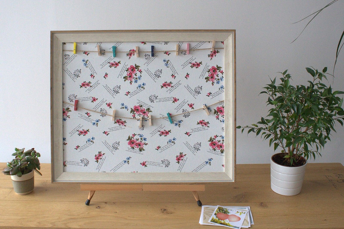 Lrg DIY Peg Photo Frames - Floral