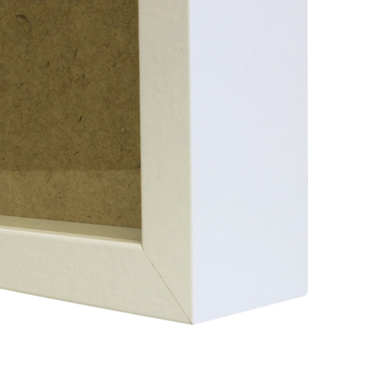 Deep Box Picture Frame 14x12 inch - White