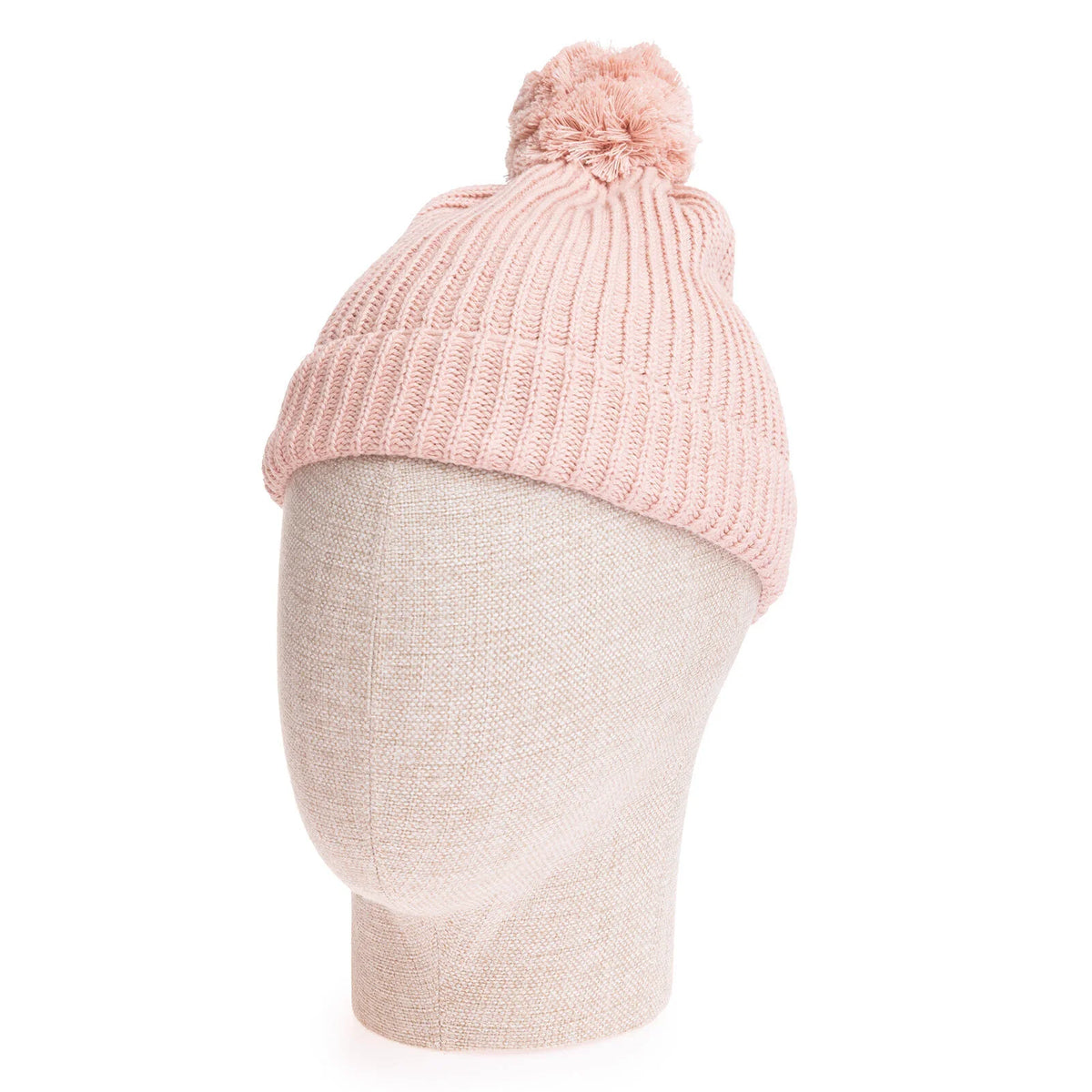 HelloBaby Pom-Pom Knitted Baby Beanie (One Size)