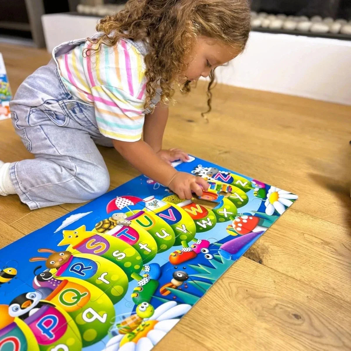 Long & Tall Puzzle ABC Caterpillar Letters